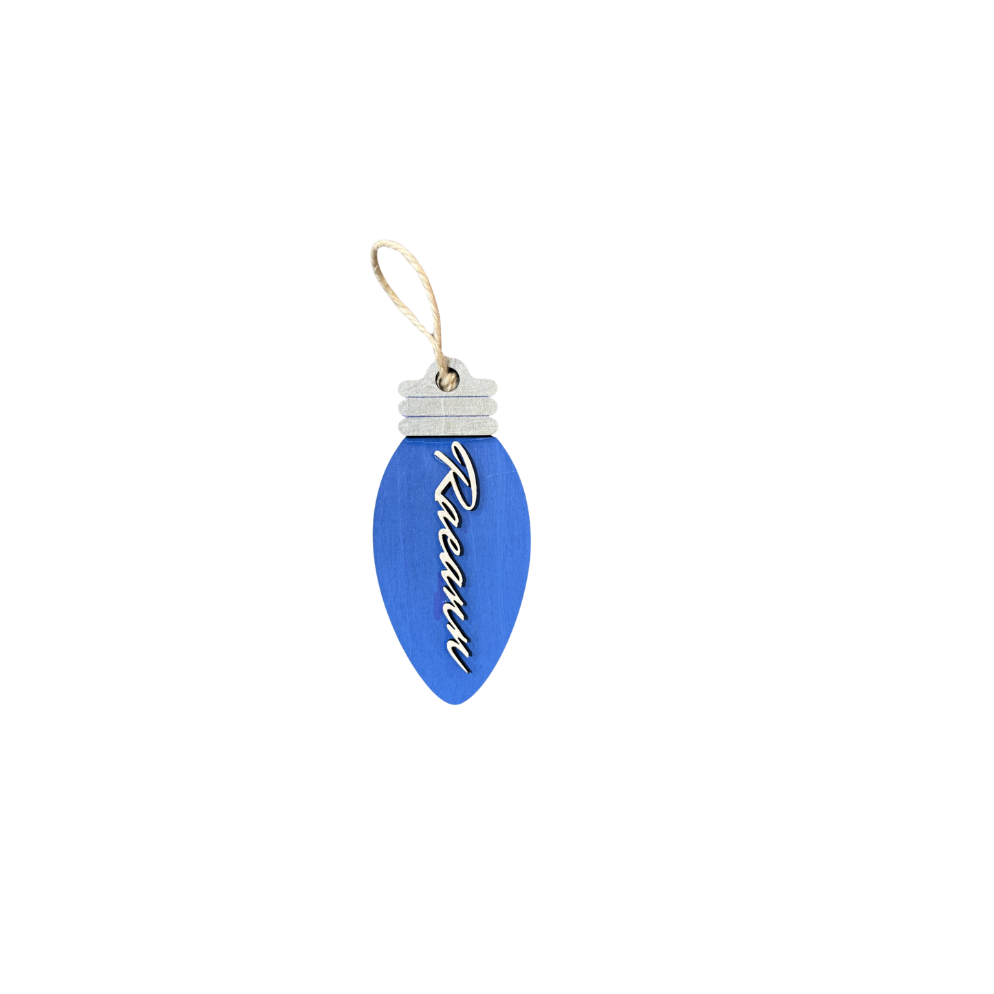 Custom Lightbulb Ornament