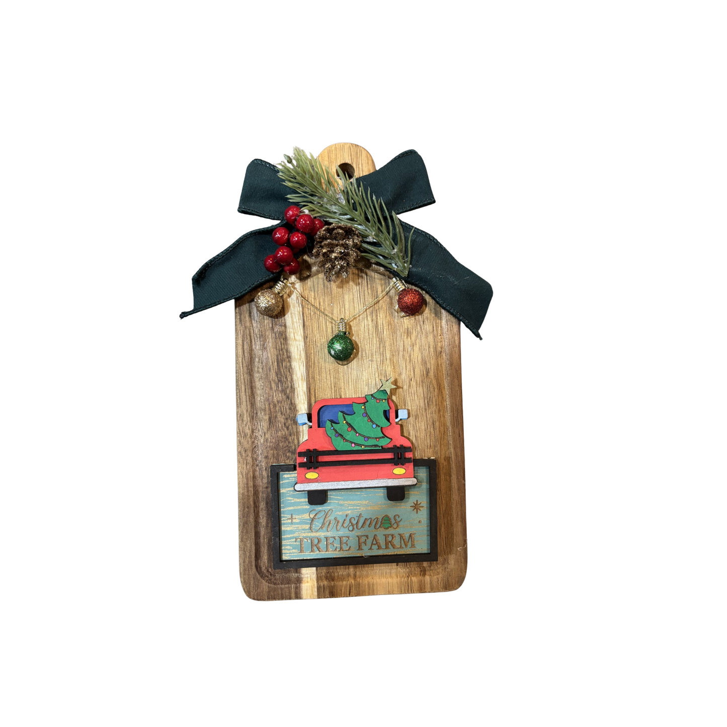 Small Christmas Cuttingboard Decoration